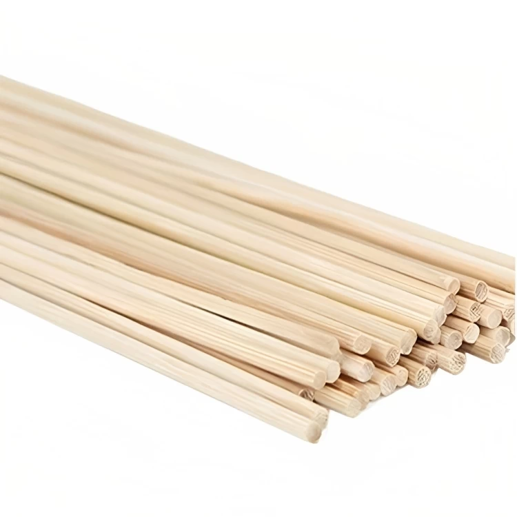 اسياخ شيش طاووق الخشبية، حجم كبير، 45 قطعة - بيج